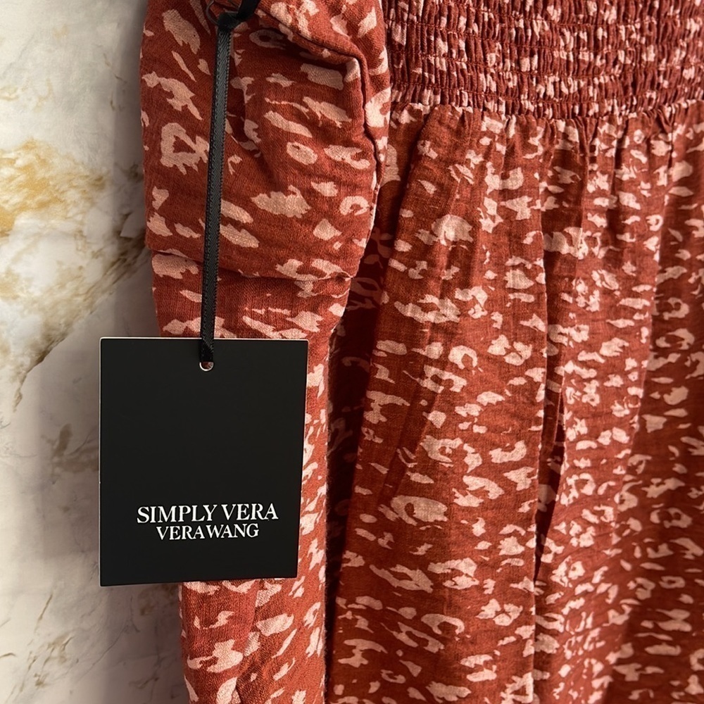 Simply Vera Vera Wang V-Neck Top l SIZE M - Picture 6 of 8